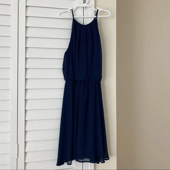 Lush Dresses | Lush Halter Dress | Color: Blue | Size: Xs | Jenzpetite's Closet
